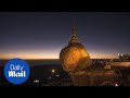 Stunning timelapse shows pilgrims at Golden Rock day & night - Daily Mail