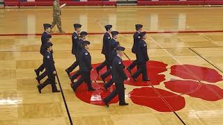 Plattsmouth AFJROTC Unarmed Regulation drill team