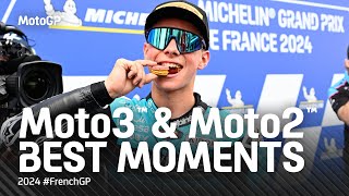 Moto2™ & Moto3™ Best Moments! 💯 | 2024 #FrenchGP