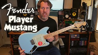 Fender Player Mustang - Sonic Blue \u0026 Fender Duo Sonic Comparison