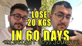 My Weight Loss Journey! How I Lost 20KG in 2 months