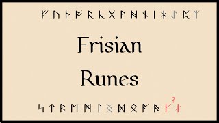 Frisian Runes