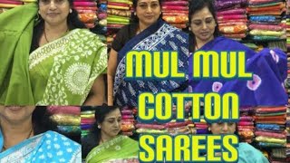 Jaipur Printed Mul Mul Cotton Sarees Collection 💐💐