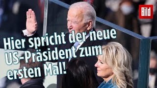 Vereidigung des 46. US-Präsidenten: Hier schwört Joe Biden seinen Amtseid