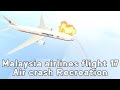 Malaysia Airlines Flight 17 Air crash Recreation