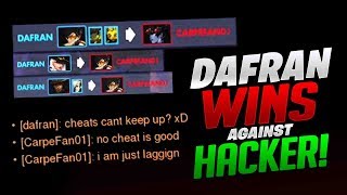 Dafran Wins Against A Hacker! Reviews His Gameplay! - Overwatch