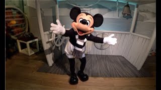 ºoº TDL ミッキーの家でミートミッキー 蒸気船ウィリー Tokyo Disneyland Meet Mickey with Steamboat Willie costume