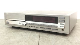 □YAMAHA ヤマハ CDプレーヤー CDX-1000 Natural SOUND COMPACT DISC PLAYER オーディオ機器 グレー 通電確認済み ジャンク品 □23102303