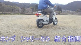 ホンダ　シャリー50　紹介動画　ヤフオク　済み