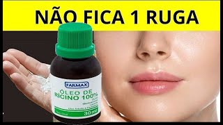 TIRA RUGA DE 80 ANOS, CLAREIA MANCHAS, REJUVENESCE ROSTO, PASSA E DORME ..