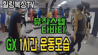 힐링복싱 GX(단체수업) 1시간을 모두 담았습니다