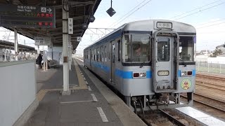 土讃線の気動車！JR四国1000形1043 大歩危行きワンマン 多度津駅