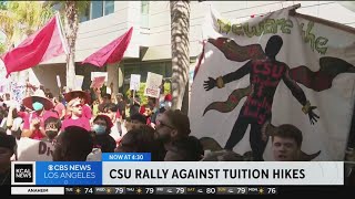 CSU students rally against proposed tuition increases