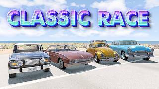 Classic Car Race │ Extreme BeamNG Drive Road Rage