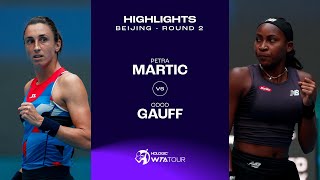 Petra Martic vs. Coco Gauff | 2023 Beijing Round 2 | WTA Match Highlights