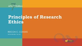 Principles of Research Ethics