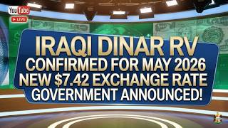 🚨 Iraqi Dinar RV CONFIRMED: $7.42 Exchange Rate Officially Announced LIVE! 🇮🇶