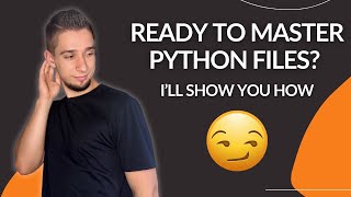 MASTERING Python Essentials for Working with Files Like a Pro! 😎