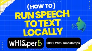 Run OpenAI Whisper Locally (Offline) - Fast Speech-to-Text with whisper.cpp