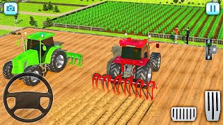 Modern Farming Tractor Simulator 2022 - Forage Plow Farm Harvester - Android Gameplay