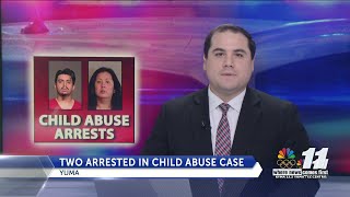 Yuma couple accused of assaulting child with blow torch