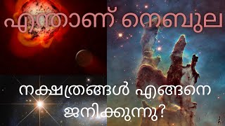 ഒരു നക്ഷത്രം എങ്ങനെ ജനിക്കുന്നു? | Starbirth malayalam | Nebula | inside it by sandy