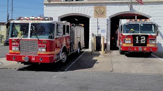 PFD Engine 50, Ladder 12 Responding (Spare,)
