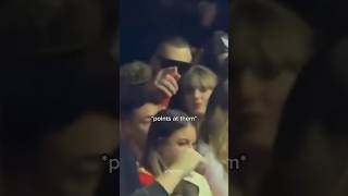 when Taylor Swift CAUGHT someone recording her and Travis Kelce #taylorswift