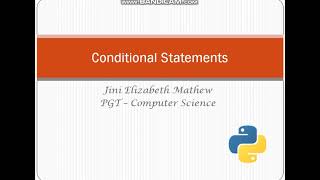 Python #9 Conditional Statements Part 3