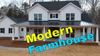 Modern Farmhouse PREVIEW/ Mike Palmer Homes Inc. Denver NC Home Builder