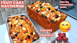 PASTEL NAVIDEÑOS  DE FRUTAS /IDEAL PARA REGALAR