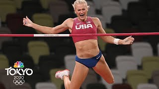 American Katie Nageotte goes from near-disaster to POLE VAULT GOLD | Tokyo Olympics | NBC Sports