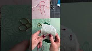 Bucilla Tutorial ~ Couching for Personalization on Bucilla Felt Stocking