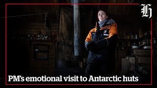 Emotional moment PM Ardern visits ‘childhood hero’ Shackleton's Hut | nzherald.co.nz