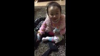 1歳2か月　お辞儀の練習パート２