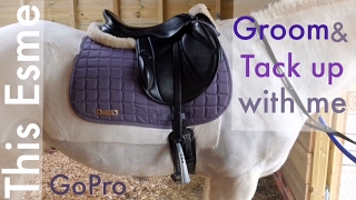 GoPro | Groom and Tack up with me | This Esme