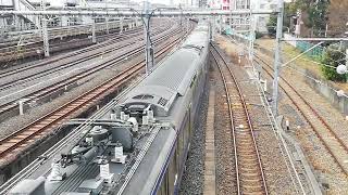 E531系  上野東京ライン 東海道線直通 品川行き  鶯谷駅付近にて撮影