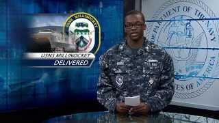 USNS Millinocket Delivered; Armed Forces Recipe Service Cards Updated for FY15