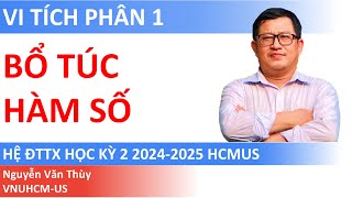 Bài giảng Vi tích phân 1 | Tuần 1 | Bổ túc về hàm số | Học kỳ 2 năm học 2024-2025