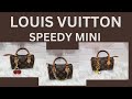 WHAT'S IN MY BAG LOUIS VUITTON SPEEDY MINI #wimb