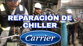 perdida de refrigerante en chiller