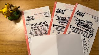 Two $5 Jack Frost Jackpot and One $10 Holiday Money Match - Nice Win! (Fast Play)