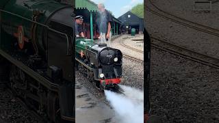 35004 “Cunard White Star” Departing P2 at Eastleigh Lakeside Railway | 09/07/2023