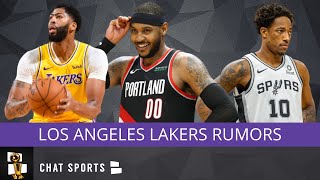 LA Lakers Trade Rumors on Demar DeRozan + Dejounte Murray, Anthony Davis Returns, LeBron Wanted Melo