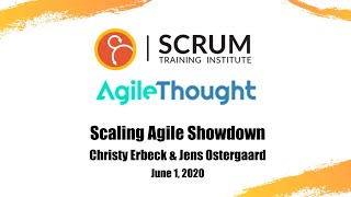 Free Webinar - Scaling Agile Showdown - June 1, 2020