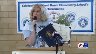 Teacher of the year from Oakland Beach Elementary honored