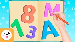 Aprende a escribir - Números y letras para niños