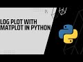 Log Plot with Matplot in Python #rlanguagestatistics #python #matplotlib