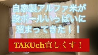 Ｂ蓄だよ備蓄！自家製アルファ米が沢山出来ました！