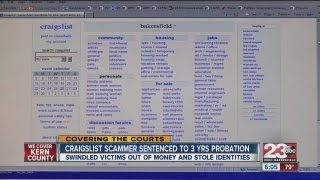 Craigslist scammer sentenced
